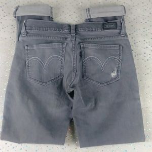 Levi's Jeans - Levis Black Label Jeans Gray Distressed Skinny Levi's Jeans - Levis Black Label Jeans Gray Distressed Skinny